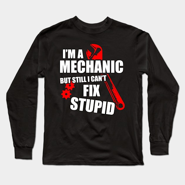 mechanic Long Sleeve T-Shirt by FUNNY LIFE